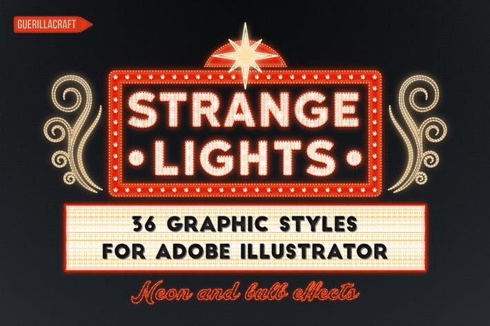 Strange Lights for Adobe Illustrator
