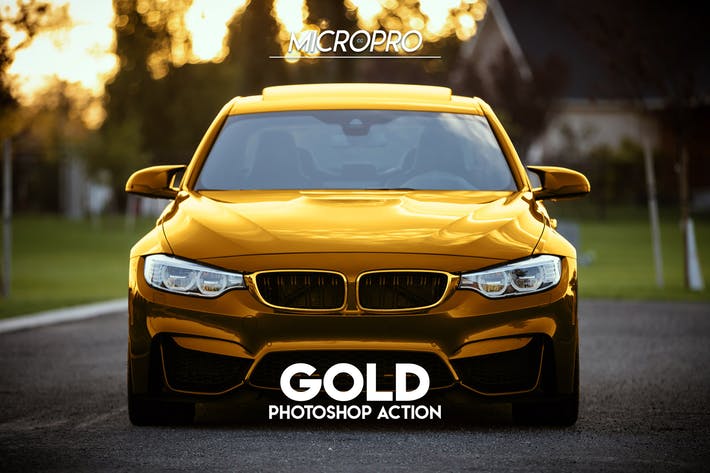 MicroPro Gold Photoshop Action