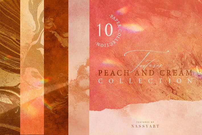 10 Peach and Cream Textures Part1