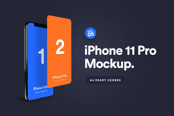 iPhone 11 Pro Mockup - Vol 05