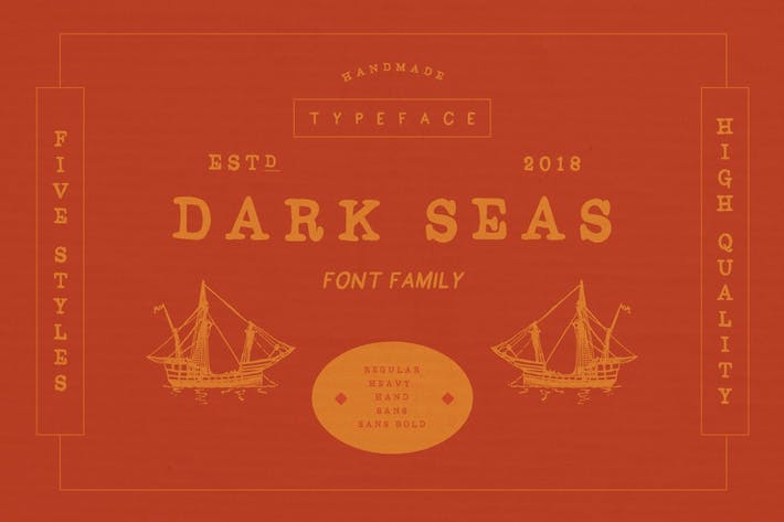 Dark Seas - Five Styles!