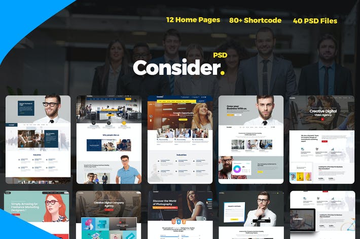Consider - Consulting, Business Agency Template