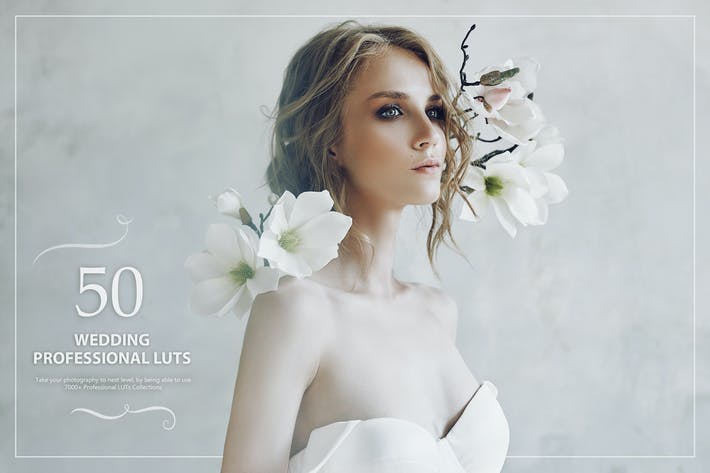 50 Wedding LUTs (Look Up Tables)