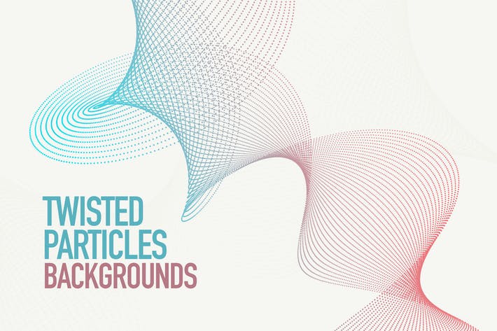 Dynamic Twisted Particles Background Set
