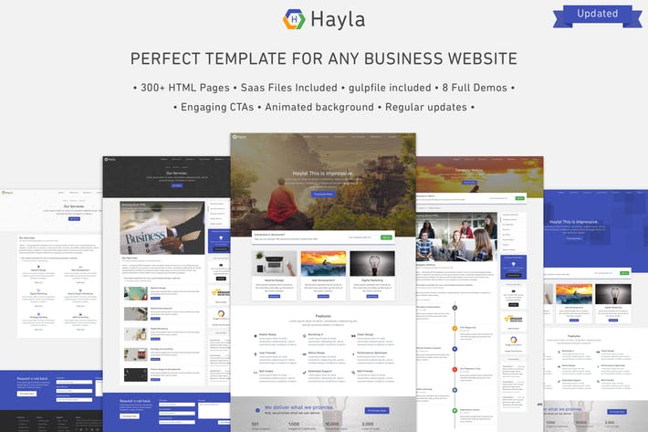 Hayla - Multipurpose Business Website Template