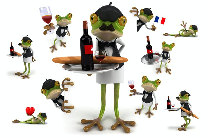10 fun French Frogs !