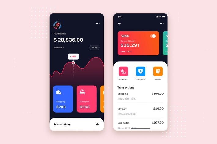 Bank App UI Kit Template