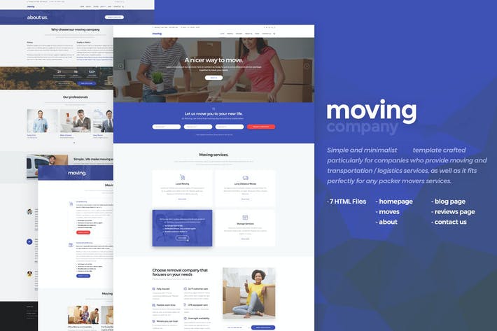Moving - Logistic HTML5 Template