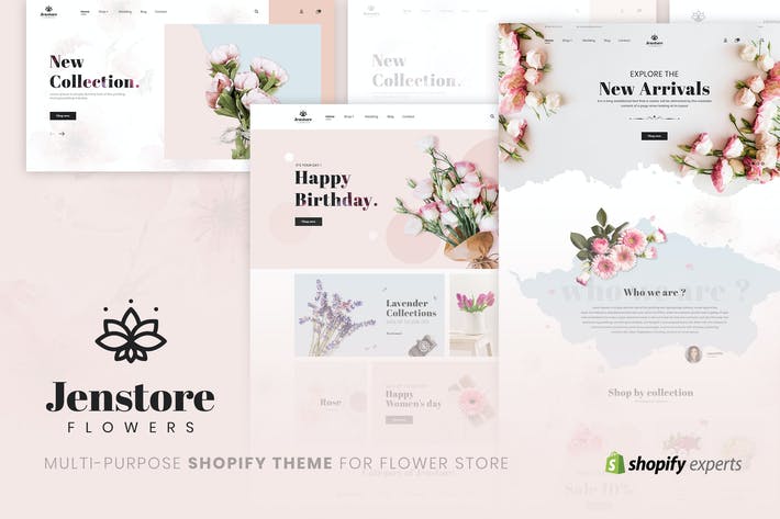 JenStore | Multi-Purpose Shopify Theme for Flower