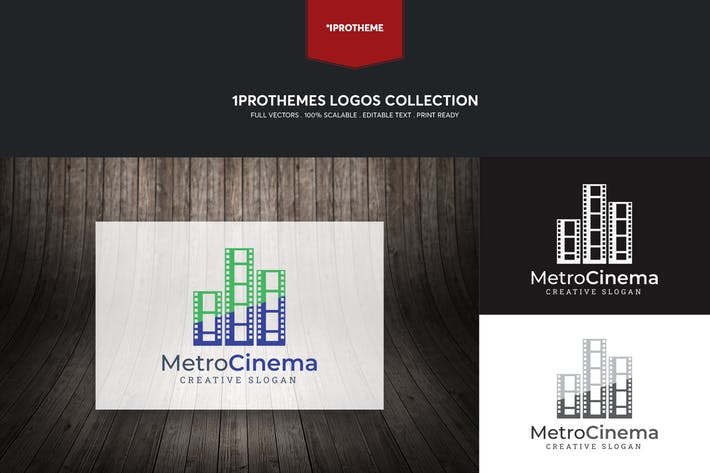 Metro Cinema Logo Template
