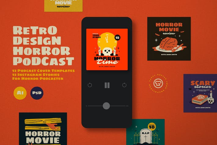 Retro Horror Podcast Pack