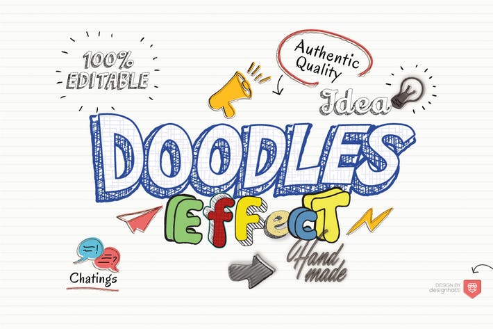 Doodles Text Effect