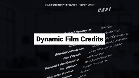Dynamic Film Credits