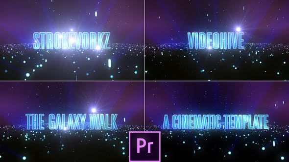 The Galaxy Walk Cinematic Template - Premiere Pro