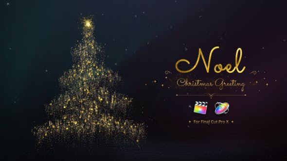 Noel - Christmas Greetings for Final Cut Pro
