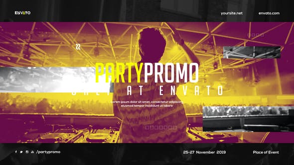 Music Event Promo / Dynamic Opener / Party Invitation / EDM Festival / Night Club