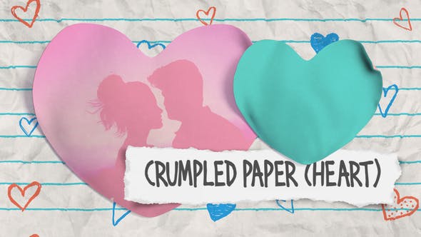 Crumpled Paper (Heart)