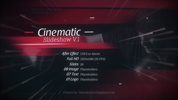 Cinematic Slideshow V.1