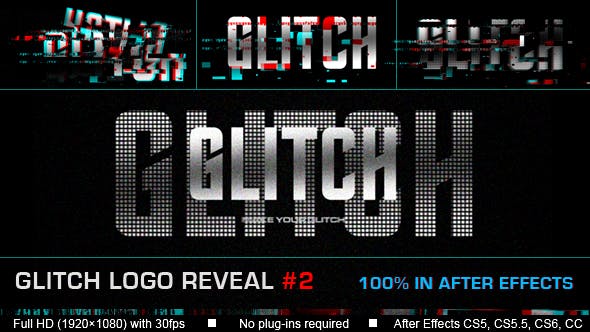 Glitch Logo reveal #2