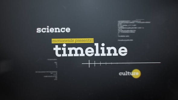 Abstract 3D Timeline