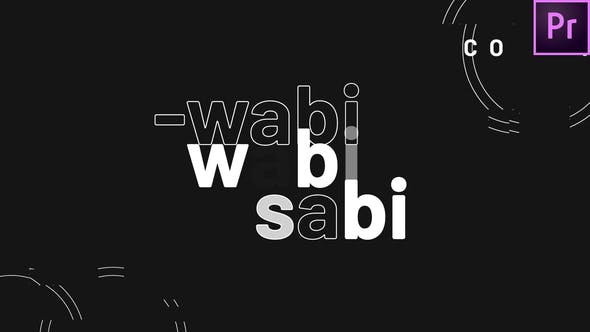 Wabi Sabi // Minimal Titles - Openers Pack for Premiere Pro