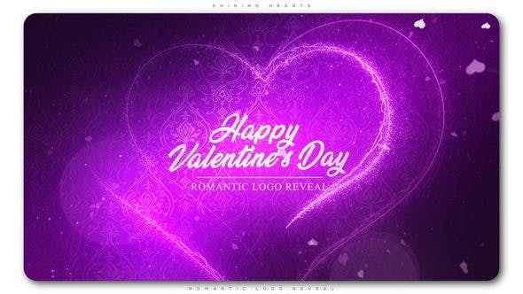 Shining Hearts Romantic Logo Reveal